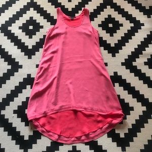 Armani Exchange summer pink tank dress